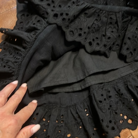 Heartloom Marlo dress black eyelet ruffle - Picture 5 of 10